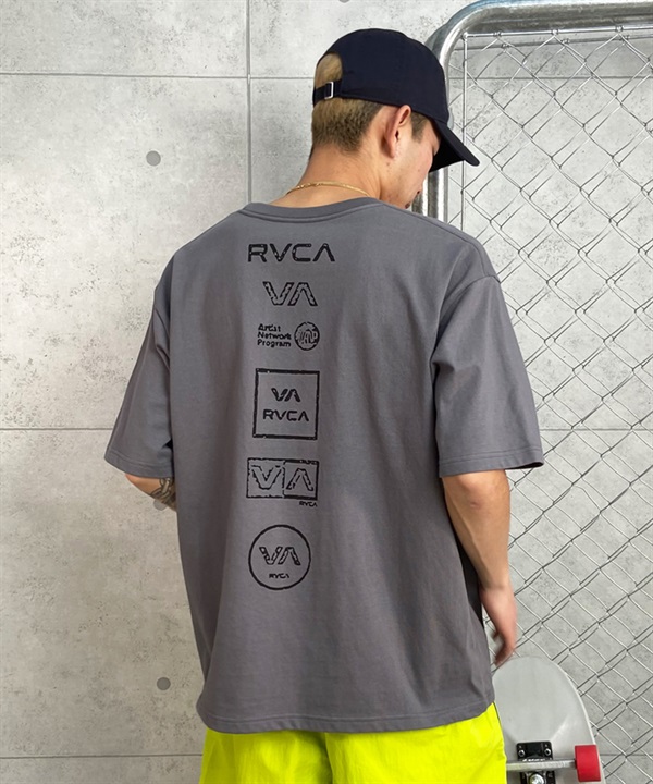 【クーポン対象】RVCA ルーカ メンズ 半袖Tee オーバーサイズ バックプリント ユニセックス BE04A-236