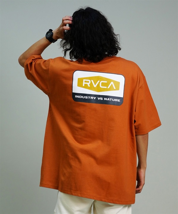 【クーポン対象】RVCA ルーカ メンズ 半袖 Tシャツ バックプリント オーバーサイズ コットン BE04A-238