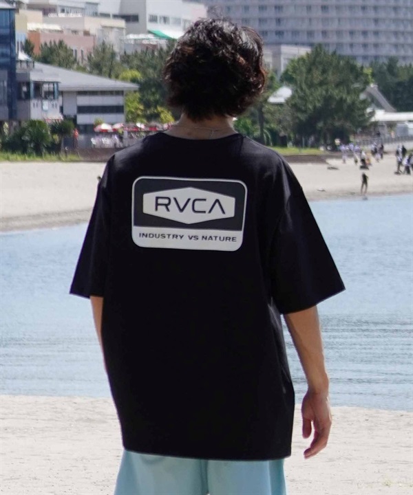 【クーポン対象】RVCA ルーカ メンズ 半袖 Tシャツ バックプリント オーバーサイズ コットン BE04A-238