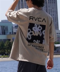 【クーポン対象】RVCA ルーカ メンズ Tシャツ 半袖 バックプリント オーバーサイズ BE04A-P21 ムラサキスポーツ限定