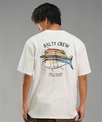 SALTY CREW ソルティークルー メンズ Tシャツ 半袖 バックプリント オーバーサイズ JAPAN LTD 54-231(WHT-M)