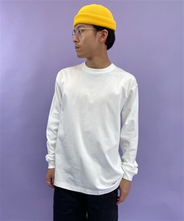 HANES ヘインズ BEEFY-T ビーフィー ティー H5186L メンズ 長袖 Tシャツ ロンT ムラサキスポーツ限定 HH H29 GW5M(010-XXL)