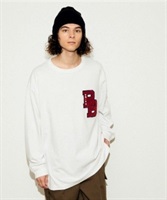 DEAR LAUREL ディアローレル D22F2201 メンズ トップス カットソー Tシャツ 長袖 JJ3 J13(WHT-M)