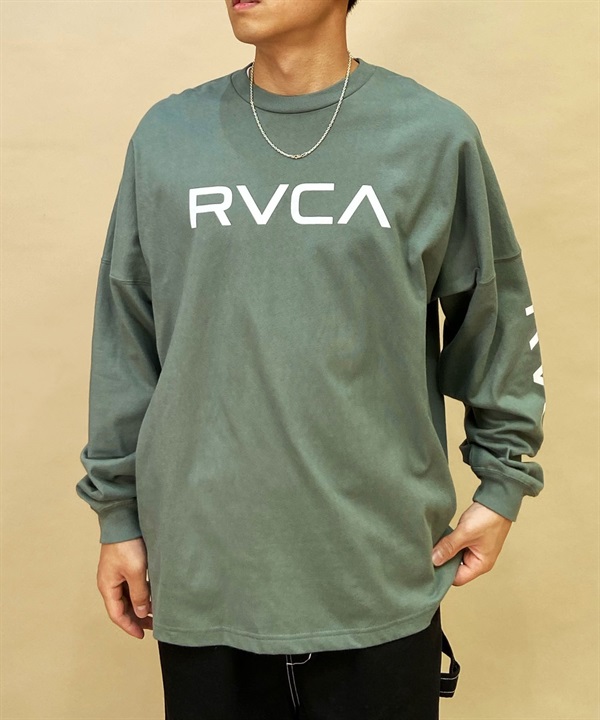 【マトメガイ対象】RVCA/ルーカ ロゴロンT オーバーサイズ ドロップショルダー BD042-064