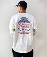 RVCA/ルーカ 長袖 Tシャツ ロンT クルーネック バックプリント ロゴ BD042-066(ANW-S)