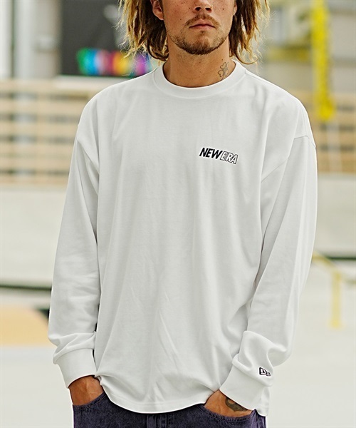 NEW ERA/ニューエラ PA LSOSPT TEE VERTICAL LOGO 長袖 Tシャツ ロンT