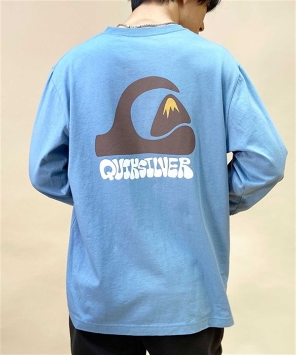 QUIKSILVER/クイックシルバー ロンTEE バックプリント クルーネック レギュラーフィット 長袖 Tシャツ QLT234042
