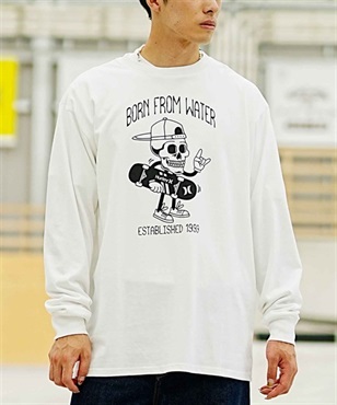 Hurley/ハーレー メンズ 長袖Tシャツ ルーズシルエット ヘビーウエイト キャラクター MLS2312010