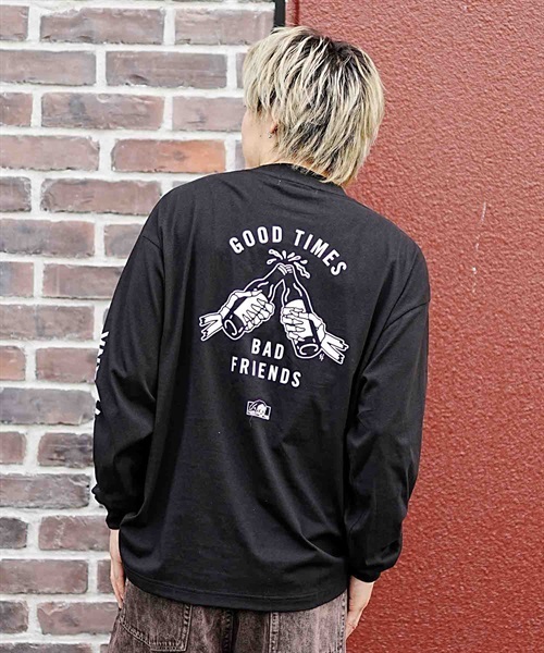 【ムラサキスポーツ別注】LURKING CLASS/ラーキングクラス ロンT GOOD TIME LS TEE ST23FTM02(BLACK-M)