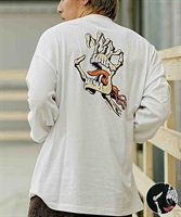 【ムラサキスポーツ限定】SANTACRUZ/サンタクルーズ Bone Hand Broken L/S Tee 502233401