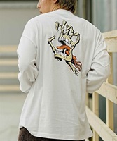 【ムラサキスポーツ限定】SANTACRUZ/サンタクルーズ Bone Hand Broken L/S Tee 502233401