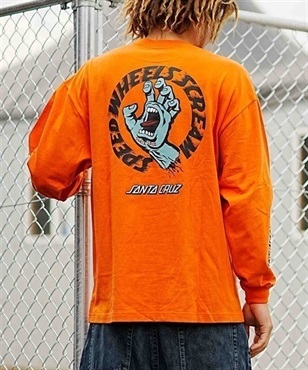 【マトメガイ対象】【ムラサキスポーツ限定】SANTACRUZ/サンタクルーズ Speed Wheels Strip L/S Tee 502233403