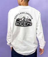 PGG ◾️長袖モックネック◾️むらさき　バックロゴ ムラサキスポーツ別注】KEEN/キーン 長袖Tシャツ バックプリント