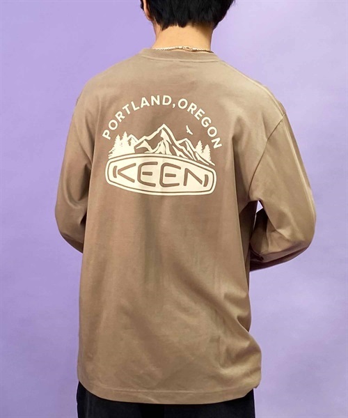 【マトメガイ対象】【ムラサキスポーツ別注】KEEN/キーン 長袖Tシャツ バックプリント 1028954/1028955/1028956(TIWO-S)