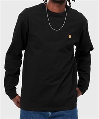 Carhartt WIP/カーハートダブリューアイピー メンズ 長袖Tシャツ ルーズシルエット I026392(BLACK-S)