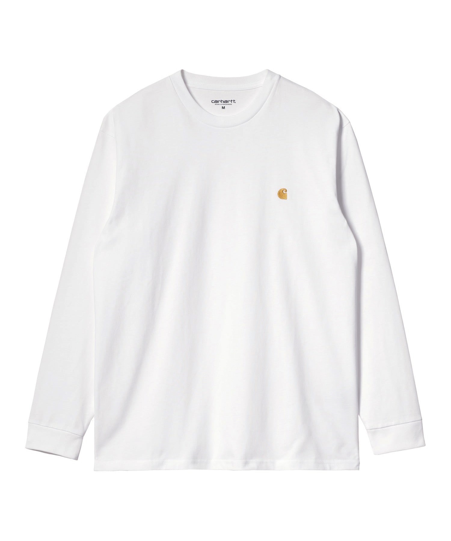 Carhartt WIP/カーハートダブリューアイピー メンズ 長袖Tシャツ ルーズシルエット I026392(WT/GD-S)