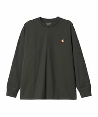 Carhartt WIP/カーハートダブリューアイピー メンズ 長袖 Tシャツ ルーズシルエット ロゴ刺繍 I029955