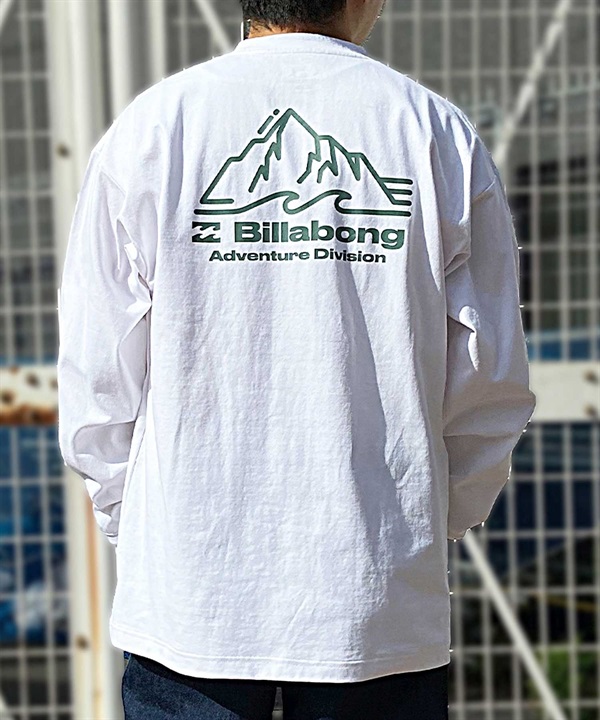 BILLABONG ビラボン BE011-053 メンズ 長袖 Tシャツ ロゴ ロンＴ バックロゴ クルーネック ロンT