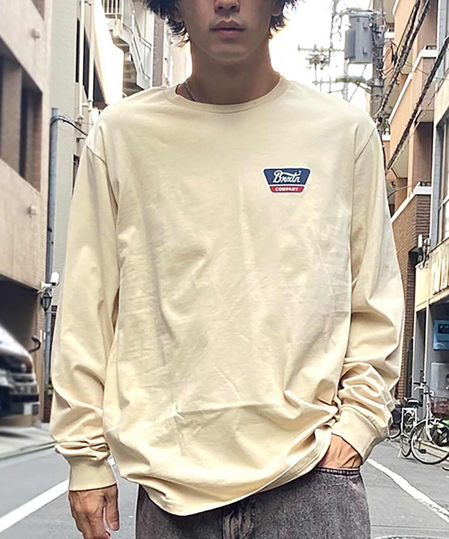 BRIXTON ブリクストン DESI LINWOOD L/S STT 16733 メンズ 長袖 T