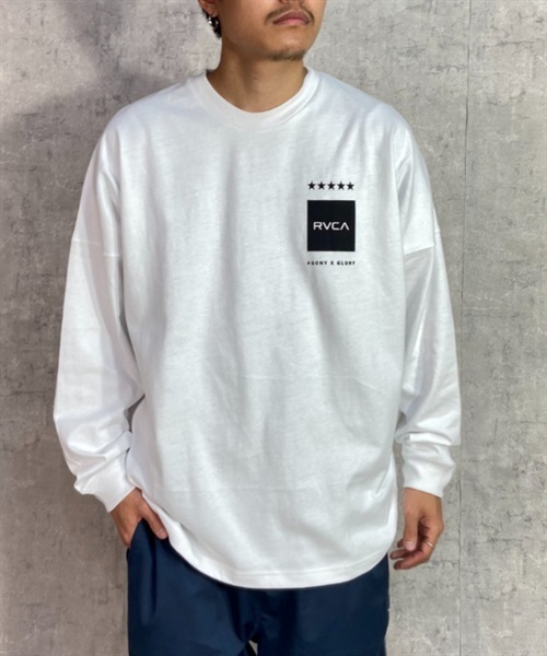 RVCA ルーカ BD041-057 メンズ 長袖 Tシャツ ムラサキスポーツ限定 KK1 L24(SND-M)