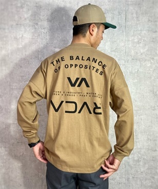 【マトメガイ対象】RVCA ルーカ BD041-057 メンズ 長袖 Tシャツ ムラサキスポーツ限定 KK1 L24