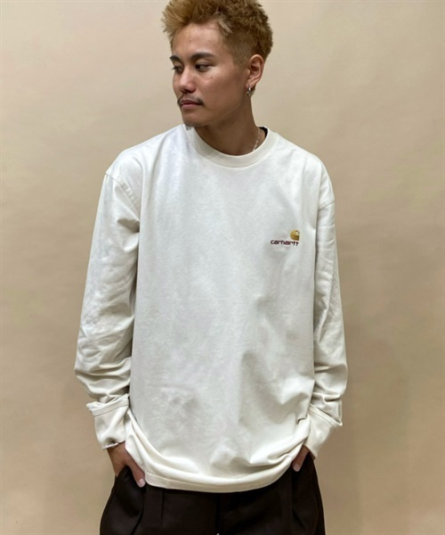Carhartt WIP アメリカンスクリプト カーハート 長袖 Tシャツ