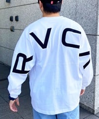 【クーポン対象】RVCA/ルーカ メンズ 長袖 Tシャツ ロンT ビッグロゴ バックプリント BE041-057(WHT-S)