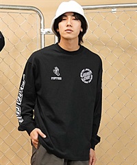 【ムラサキスポーツ限定】 SANTACRUZ サンタクルーズ ロンT ロゴプリント 502241406 メンズ 長袖 Tシャツ