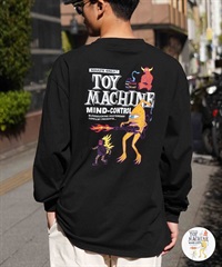 【ムラサキスポーツ限定】 TOY MACHINE トイマシーン メンズ 長袖 Tシャツ ロンT オーバーサイズ バックプリント MTMPELT6