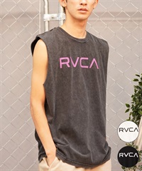 RVCA ルーカ メンズ タンクトップ カットオフ クルーネック BE041-353(KVCY-S)