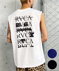 【クーポン対象】RVCA ルーカ タンクトップ カットオフ バックプリント オーバーサイズ BE04A-360