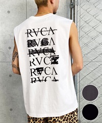 【クーポン対象】RVCA ルーカ タンクトップ カットオフ バックプリント オーバーサイズ BE04A-360(WHT-S)