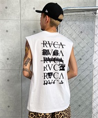 【クーポン対象】RVCA ルーカ タンクトップ カットオフ バックプリント オーバーサイズ BE04A-360