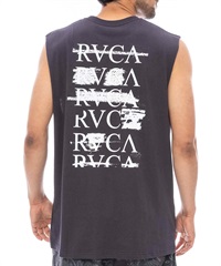 【クーポン対象】RVCA ルーカ タンクトップ カットオフ バックプリント オーバーサイズ BE04A-360