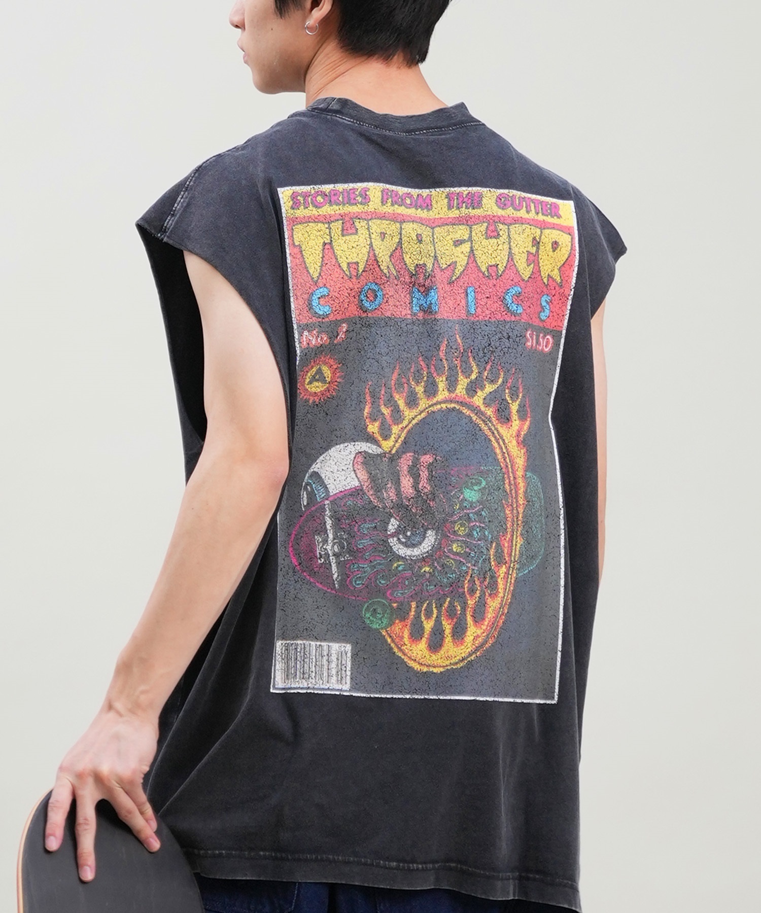 THRASHER スラッシャー メンズ タンクトップ コミック