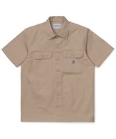 Carhartt WIP カーハートダブリューアイピー S/S MASTER SHIRT I027580 メンズ 半袖 シャツ KK2 D24(BE-M)