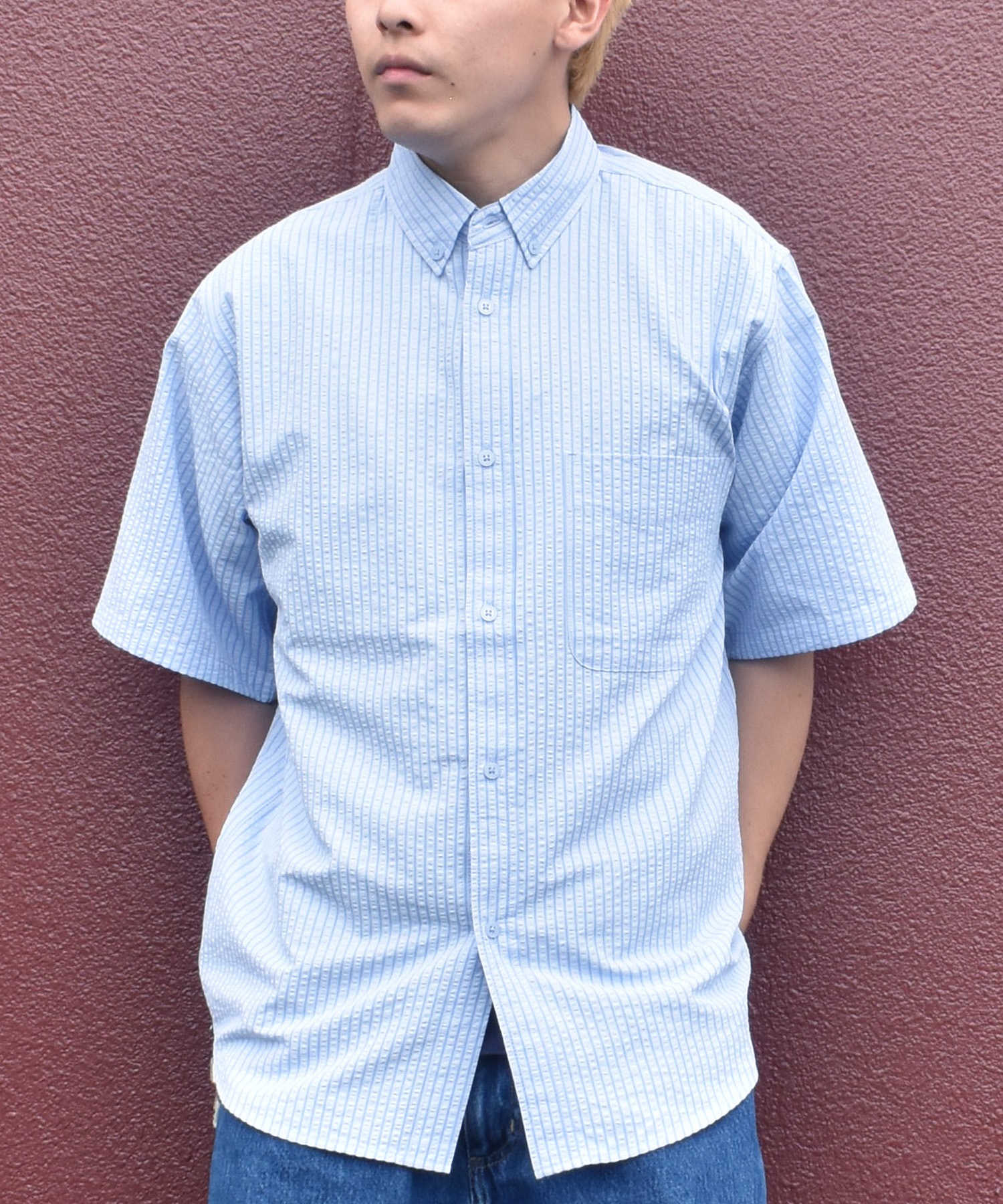 80s ディアドラ サッカー ユニフォーム ストライプ 半袖シャツ L 80s ディアドラ サッカー ユニフォーム ストライプ 半袖シャツ L