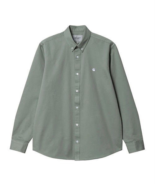 Carhartt WIP カーハートダブリューアイピー L/S MADISON SHIRT マディソンシャツ I023339 メンズ 長袖 シャツ KK1 D26(BE-M)