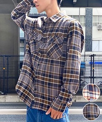 BRIXTON ブリクストン DESI BOWERY L/S FLANNEL 1213 メンズ 長袖 シャツ(BKDPB-M)