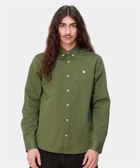 Carhartt WIP カーハート ダブリュー アイピー L S MADISON SHIRT メンズ 長袖シャツ I023339 DGREN