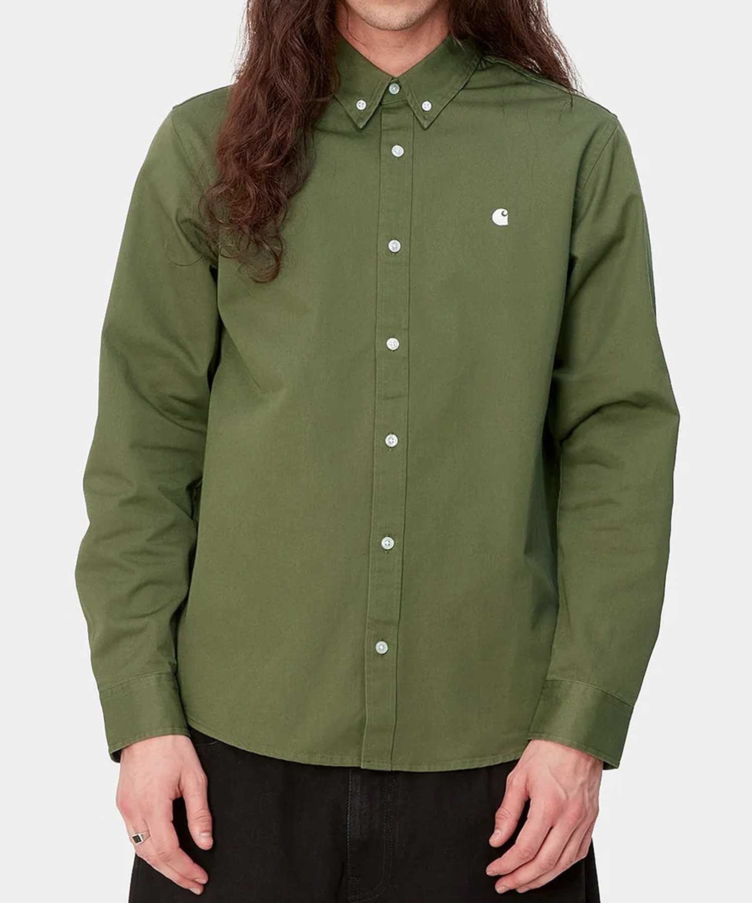 ヴェトモン　カーハート　オーバーサイズシャツ 美品】17SS VETEMENTS x Carhartt ヴェトモン カーハート デニムシャツ