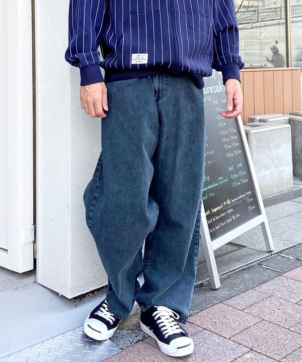 【マトメガイ対象】【ムラサキスポーツ限定】SANTACRUZ/サンタクルーズ Big Mouth Pigment Jeans メンズ ロングパンツ 502233501