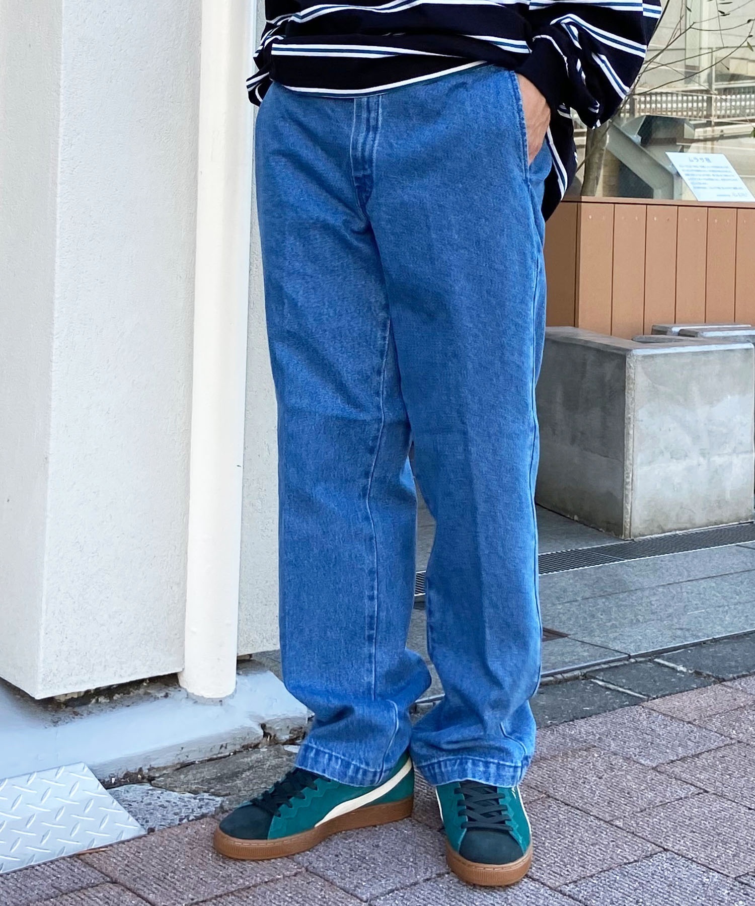 Dickies/ディッキーズ メンズ デニムパンツ ワークパンツ レギュラーシルエット 13オンス 18452800(42SAX-30.0inch)