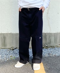 Dickies/ディッキーズ メンズ デニムパンツ ワークパンツ ルーズシルエット ダブルニー 18452900(002BK-30.0inch)