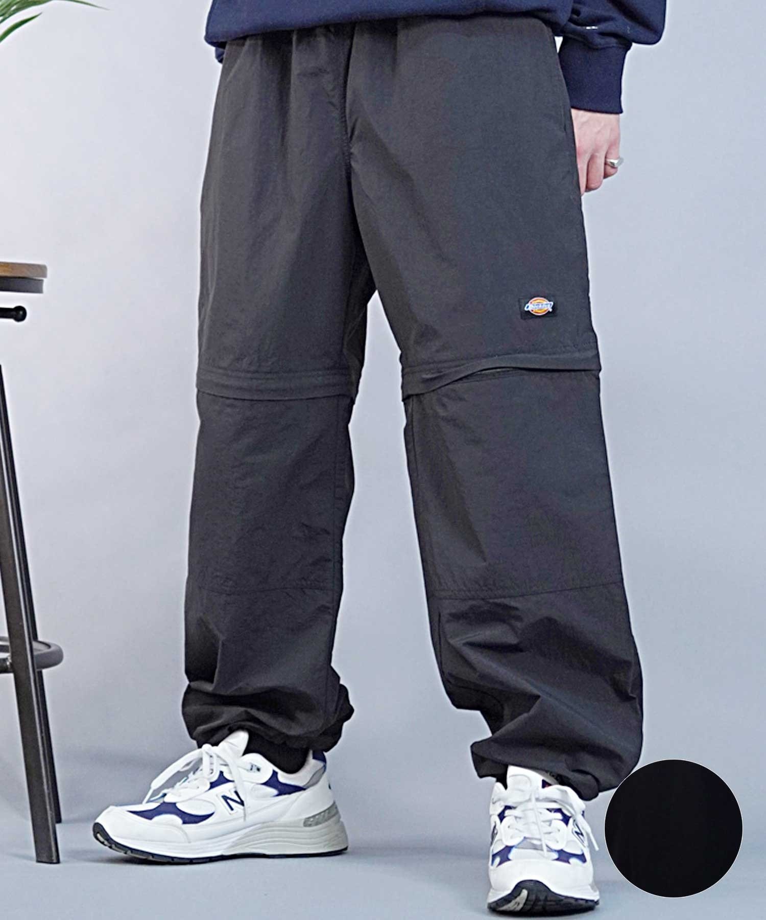 Dickies ディッキーズ 80488800 メンズ ナイロン パンツ ショーツ ロング パンツ ショーツ 2WAY(80BK-S)