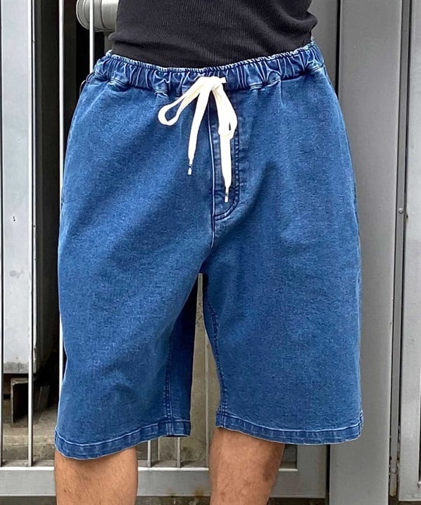 【クーポン対象】DC ディーシー DWS241010 メンズ ショート パンツ デニム ワンポイント ロゴ