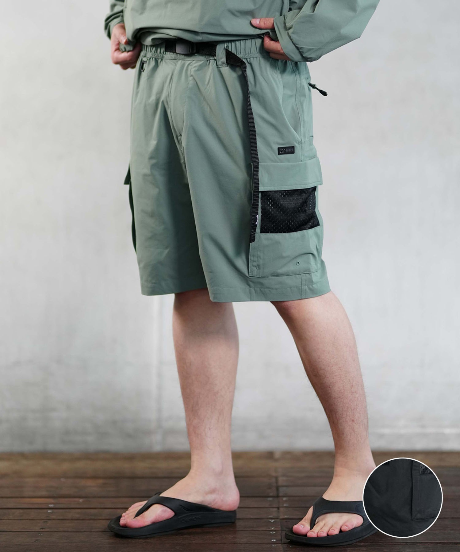 BILLABONG ビラボン UTILITY SHORTS メンズ ショートパンツ カーゴパンツ ユーティリティ ショーツ セットアップ対応 BE011-657(BLK-M)