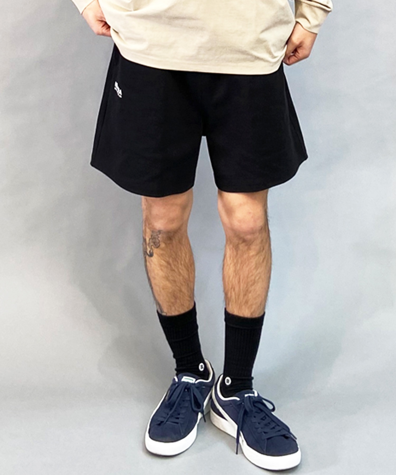 NEW ERA ニューエラ メンズ スウェットショーツ ブランドロゴ