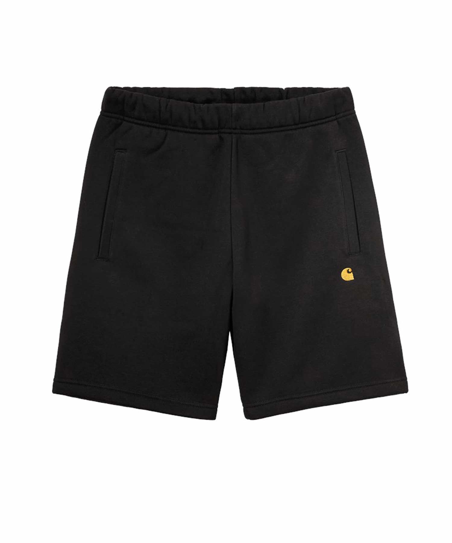 Carhartt WIP カーハートダブリューアイピー CHASE SWEAT SHORT メンズ ショートパンツ スウェット I033669(BLACK-M)