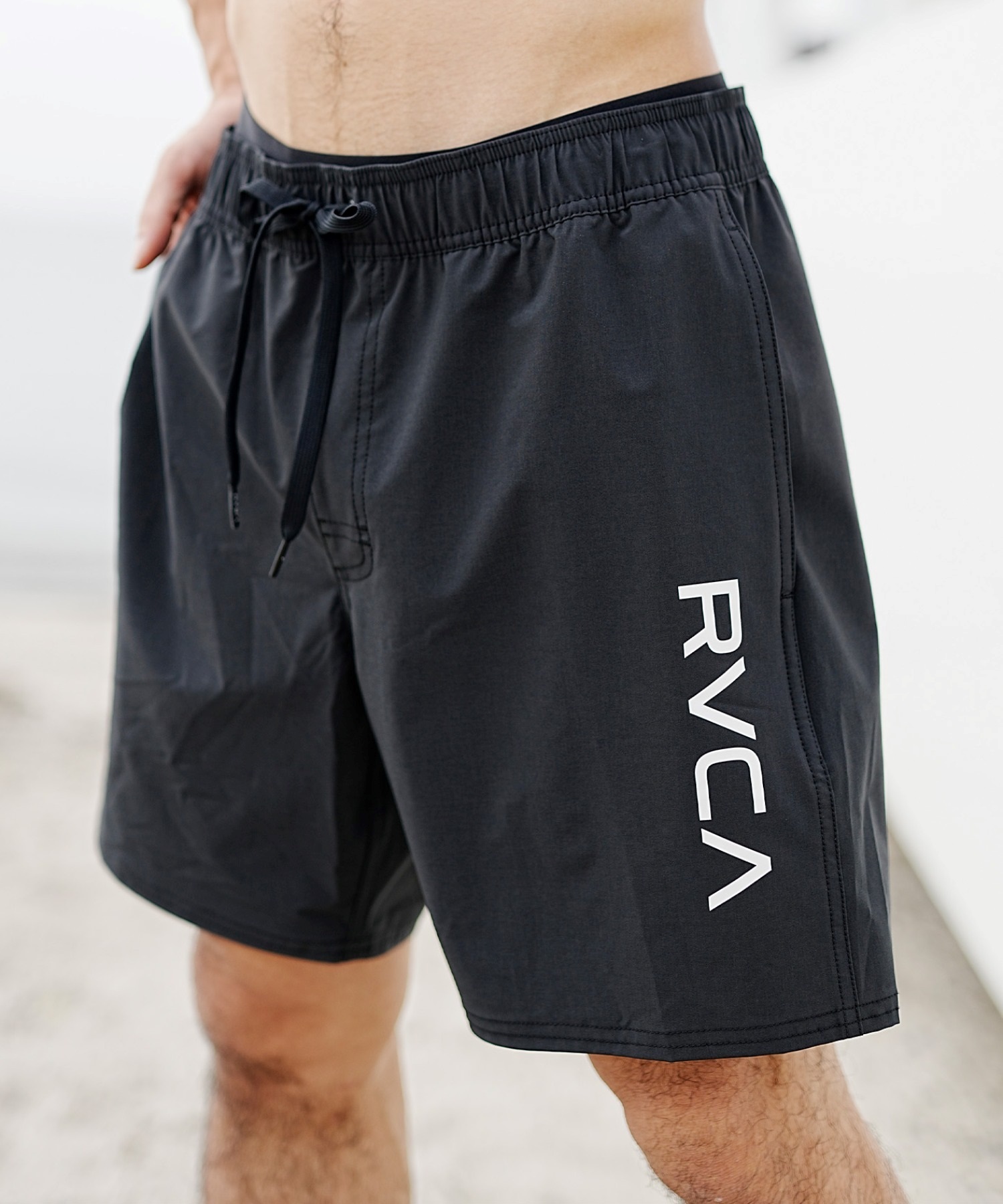 RVCA ルーカ メンズ ユーティリティショーツ ゴムショーツ サーフショーツ 水着 BE041-526(BLK-S)